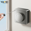 YF7183 ខ្សែសម្លៀកបំពាក់ក្រៅដែលមិនយារធ្លាក់ ដកសំលៀកបំពាក់ធន់ធ្ងន់ សម្ងួតខ្សែបោកគក់ជញ្ជាំង ខ្សែដែកអ៊ីណុក-15.1 ហ្វីត (ការ៉េប្រផេះ)