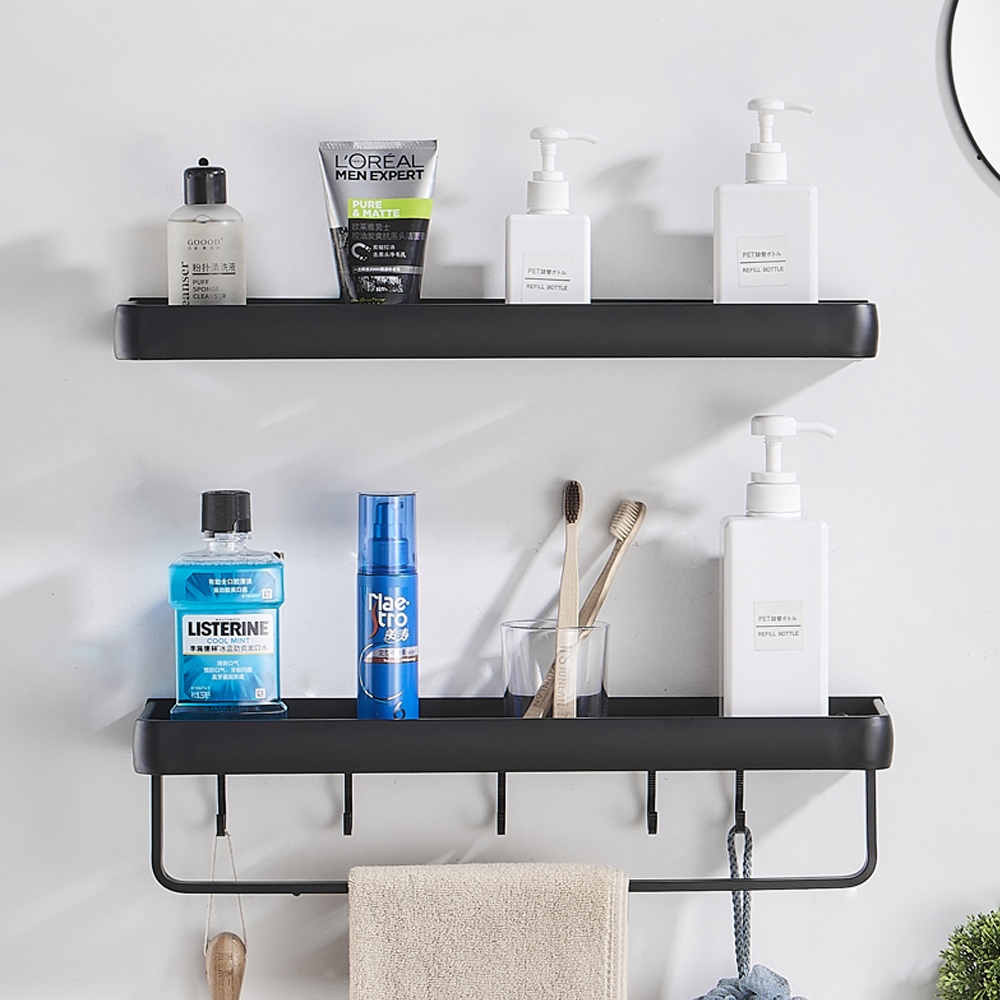 YF5104 Жуынатын бөлмеге арналған ас үйге арналған алюминийден жасалған душты ұйымдастырушы тоттанбайтын душқа арналған сөре себетіне арналған