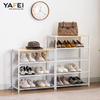 YF7133-2 Shoe Rack Organizer with Sedem for Entry Cubiculum Closet Living Room Hallway