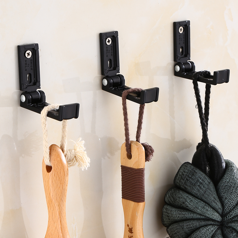 YF9510 Foldable Hook Wall impositus pro pensilis Tunica, Jacket, Linteum gravis Officium Wall Hooks Aluminium Alloy complicare Hooks