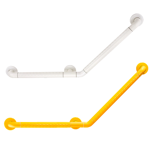 YF68225 Batio de baño Barrera de barrera Amarillo amarillo blanco en forma de L