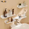 Bilik Mandi Shower Shower Shelf Reka Bentuk Reka Bentuk Sudut Rak Bilik Mandi Mandi untuk Dinding Jubin