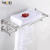 YF210910006 Linteum Racks pro Bathroom, Linteo Rack Wall impositus cum turri bars, SUS 304 Steel Bathroom Shelf, Gravis Officium Linteum Holder
