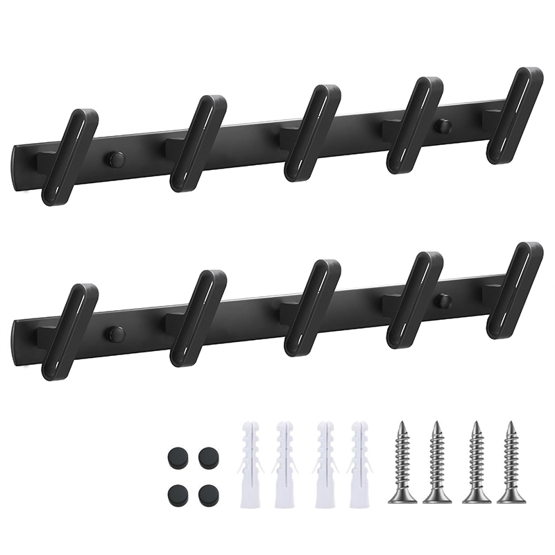 YF9115 Металл пальто ілмегі үшін рельс пальто шляпасы орамал әмиян халаттары Тотқа қарсы киім ілмегі кіреберіс үшін