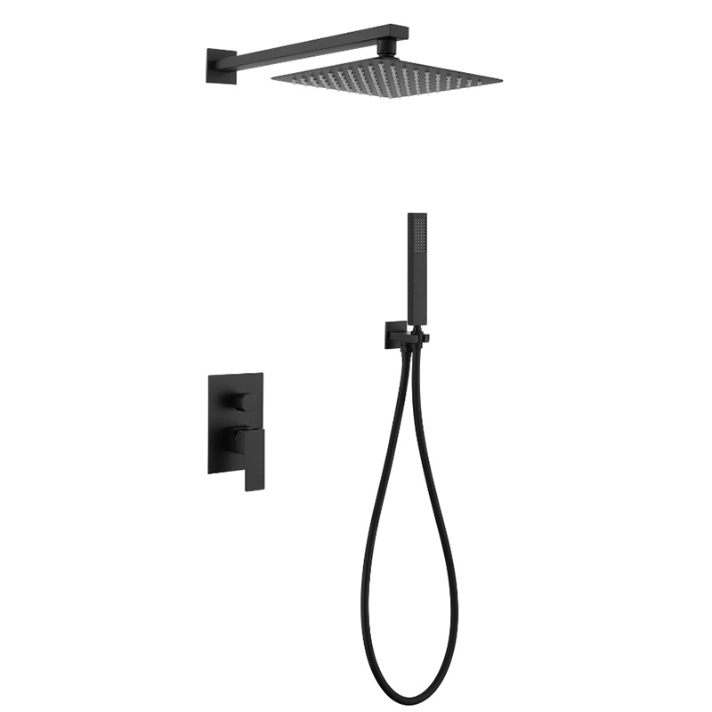 YF200560005 Modern Thermostatic Faucet Single-handle Wall-Mounted Brass Shower System Rain Spray Handheld for Duis Villas