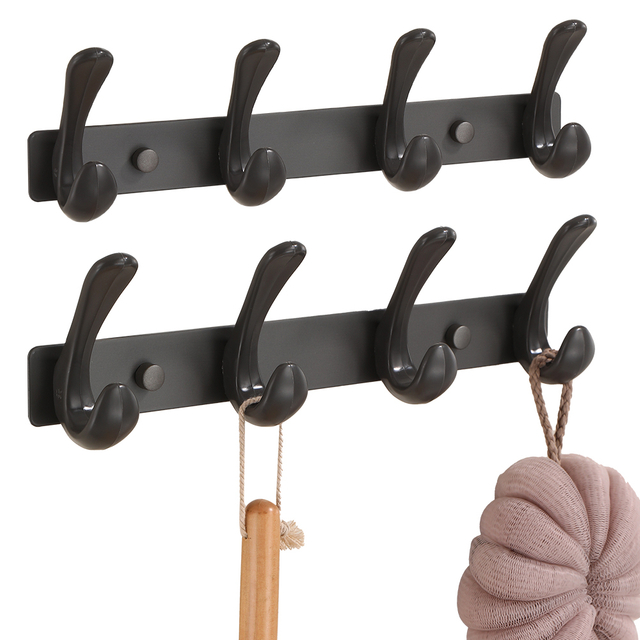 YF9130 Hat Organizer Hat Rack for Wall, Coat Hanger Wall Mount, Linteum Racs pro Bathroom