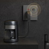 YF310100001-aurum Outlet Electrical UK Standard Push Button murum nervum cum 2 usb portum auri color