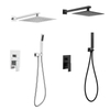YF200560005 Modern Thermostatic Faucet Single-handle Wall-Mounted Brass Shower System Rain Spray Handheld for Duis Villas