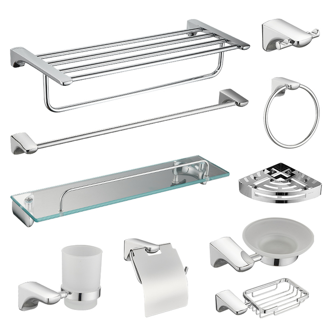 Bathroom Accessories Bathroom Sanitary Hardware Set Wall Eques Bathroom Linteum Racs for Small Spaces
