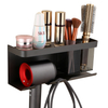 YF5519 Hair Dryer Holder Wall Mounted tenaces / EXERCITATIO, Repono Organizer Cum Book & Hooks, Rack pro balneo