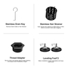 YF41101 Steel Floor Vasta Grates Strainer Hotel Bathroom Shower Drainer Floor Drain