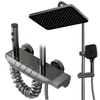 YF230530034 Bathroom Digital Display Faucet Wall Mounted Bathroom Shower Set System Shower Faucet Piano Shower Mixer Set