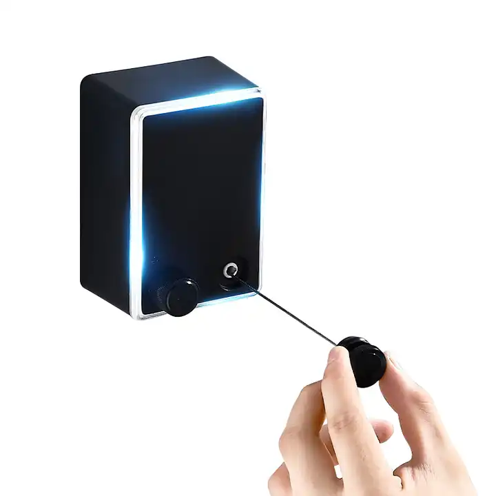 YF7112 Indoor Cloth Pendet Steel Invisible Retractable Clothesline Extende gratis Siccatio Funis pendet Vestimentum Rack Cloth Siccatio Rack