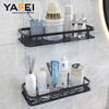 YF5336 anguli Tenaces imbrem Caddie cum Sapone Holder Latrina Organizer Wall Mounted Rack III-Pack
