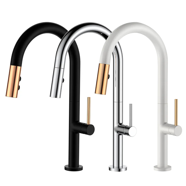 Modern coquina Faucets cum detrahe Sprayer ad Home