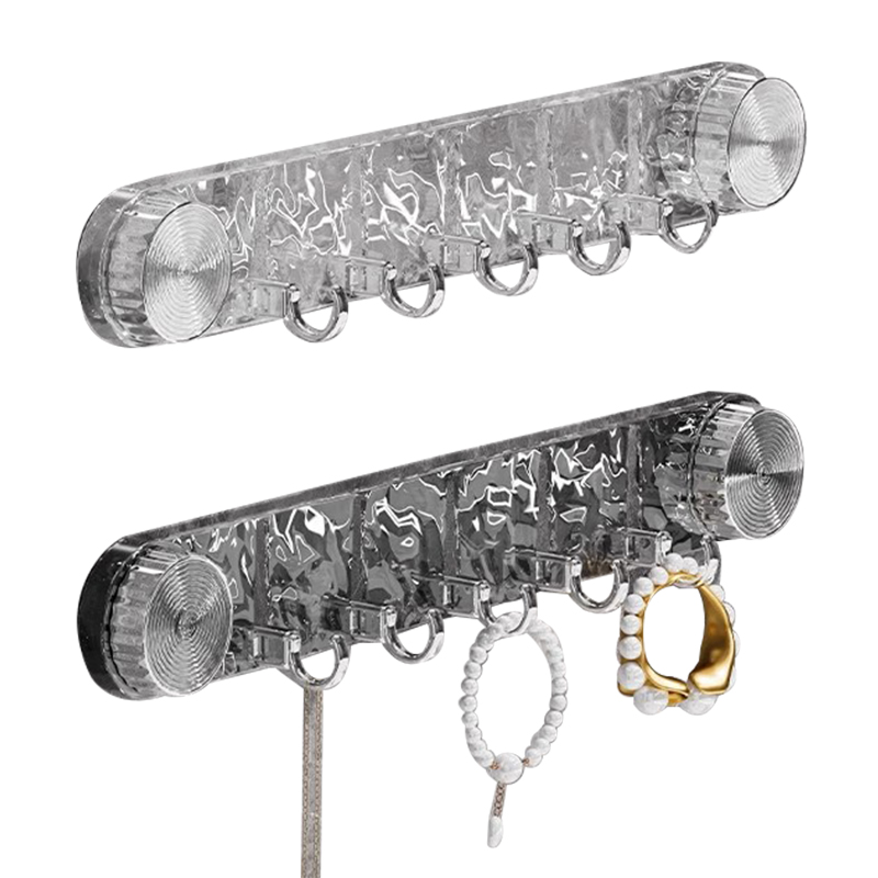 Сәндік сорғыш типті жиналмалы жабысқақ таяқша ванна бөлмесінің қабырға ілгектері тесілмейтін ізі жоқ күшті қабырға ілмектері