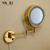 YF69103 Wall Mounted Accensa rutrum Speculum circum Speculum Design duplex postesque Desktop Pocket Dresser Beauty Speculum cum luce