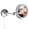 YF69104 VIII  'Wall Mounted Accensa rutrum Speculum, 3000mAh Rechargeable Duplex Sided 1X/10X Speculum magnificare