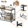 YF7133-2 Shoe Rack Organizer with Sedem for Entry Cubiculum Closet Living Room Hallway
