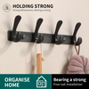 YF9130 Hat Organizer Hat Rack for Wall, Coat Hanger Wall Mount, Linteum Racs pro Bathroom
