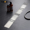 YF41101 Steel Floor Vasta Grates Strainer Hotel Bathroom Shower Drainer Floor Drain