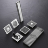 CCCIV Steel Shower Exhaurire Linear imbrem Exhaurire Peniculus Nickel Solum Exhaurire cum Tile insert Grate Hair Filter