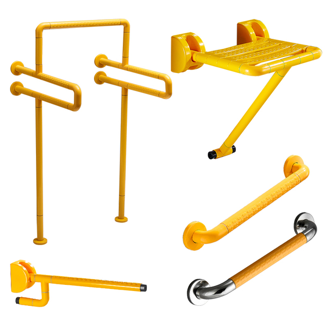 Barra de agarre de ducha antideslizante Aceite frotado con la barra de baño de baño negra Munzong Safet Support Rail Support Handicap Lesions Andyly Assisting Bail Many