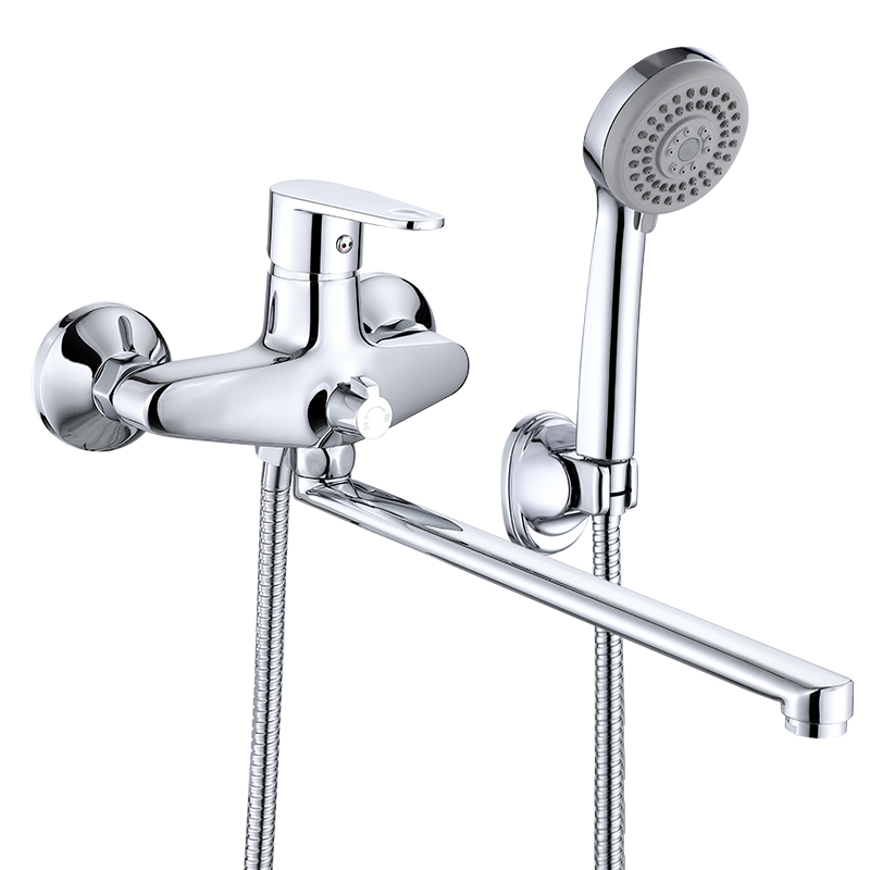 YF20055001 Latrina Accessories aes Shower Faucet Set Long Collum Shower Mixer ICTUS cum manu tenebat Shower caput