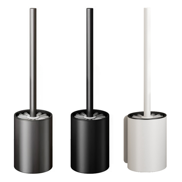YF5601-rotundum Aluminium Wall Equeste Aluminium Latrina Bowl Peniculus et Holder Pone pro Bathroom Restroom