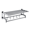 Aliquam Steel Folding Removable Bath Towel Rack Linteum Eculeo Latrina repono Fasciae Linteum Rack cum V Hooks