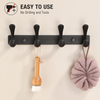 YF9130 Hat Organizer Hat Rack for Wall, Coat Hanger Wall Mount, Linteum Racs pro Bathroom