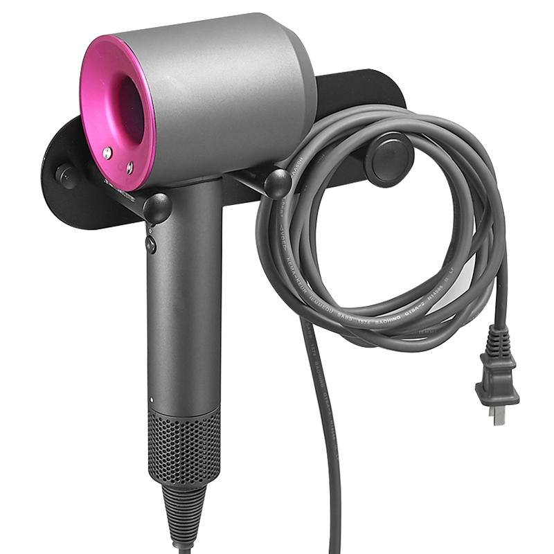 YF5520-2 Wall Mount Tenaces Rack Organizer pro Hair Flare Dryer Hair Dryer Holder Wall Eques cum Self Tenaces